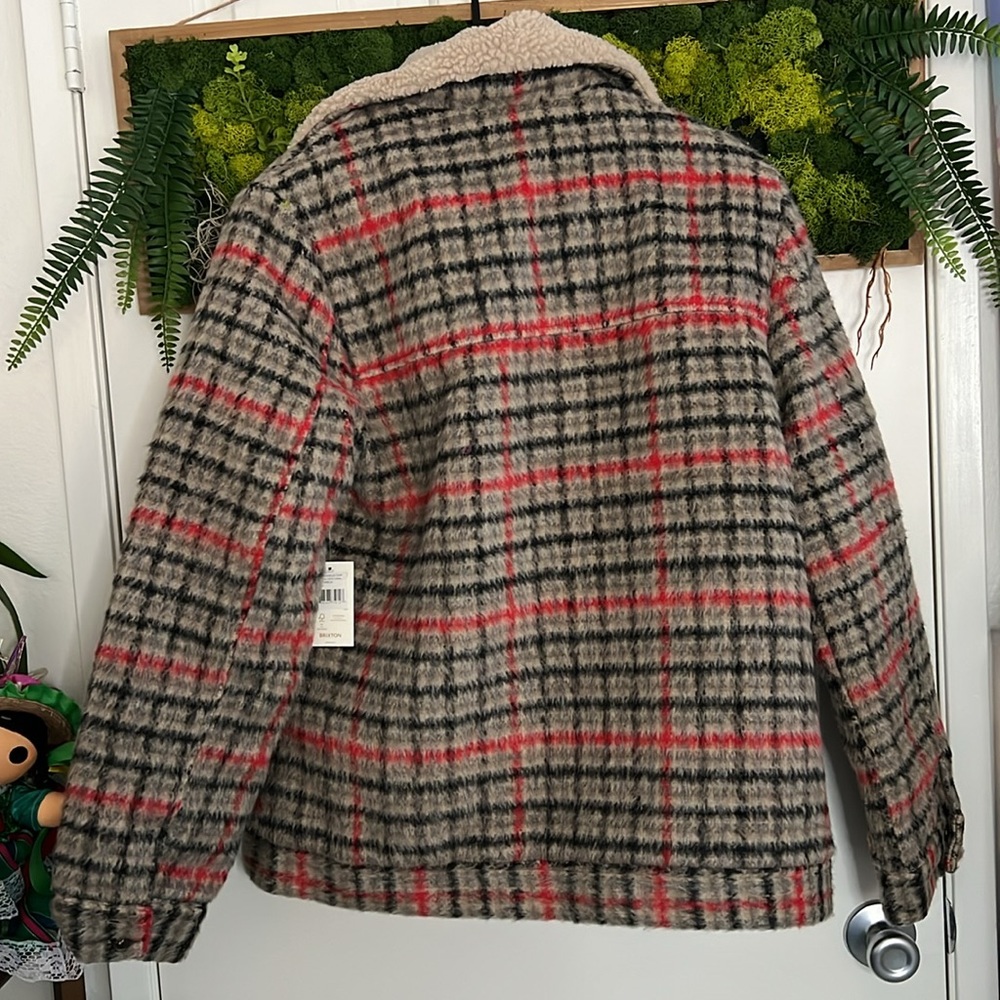 BRIXTON Nouvelle Plaid Coat ❤️🖤 - Picture 9 of 10